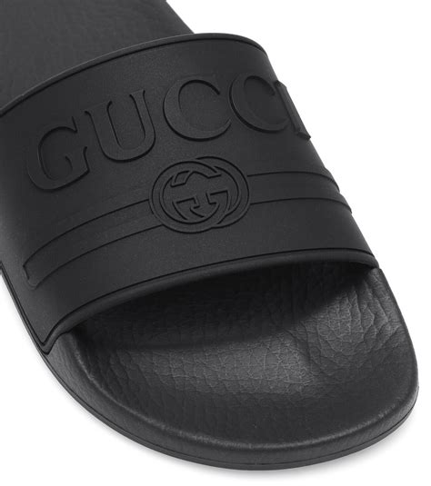 gucci logo embossed slides|Gucci printable logo.